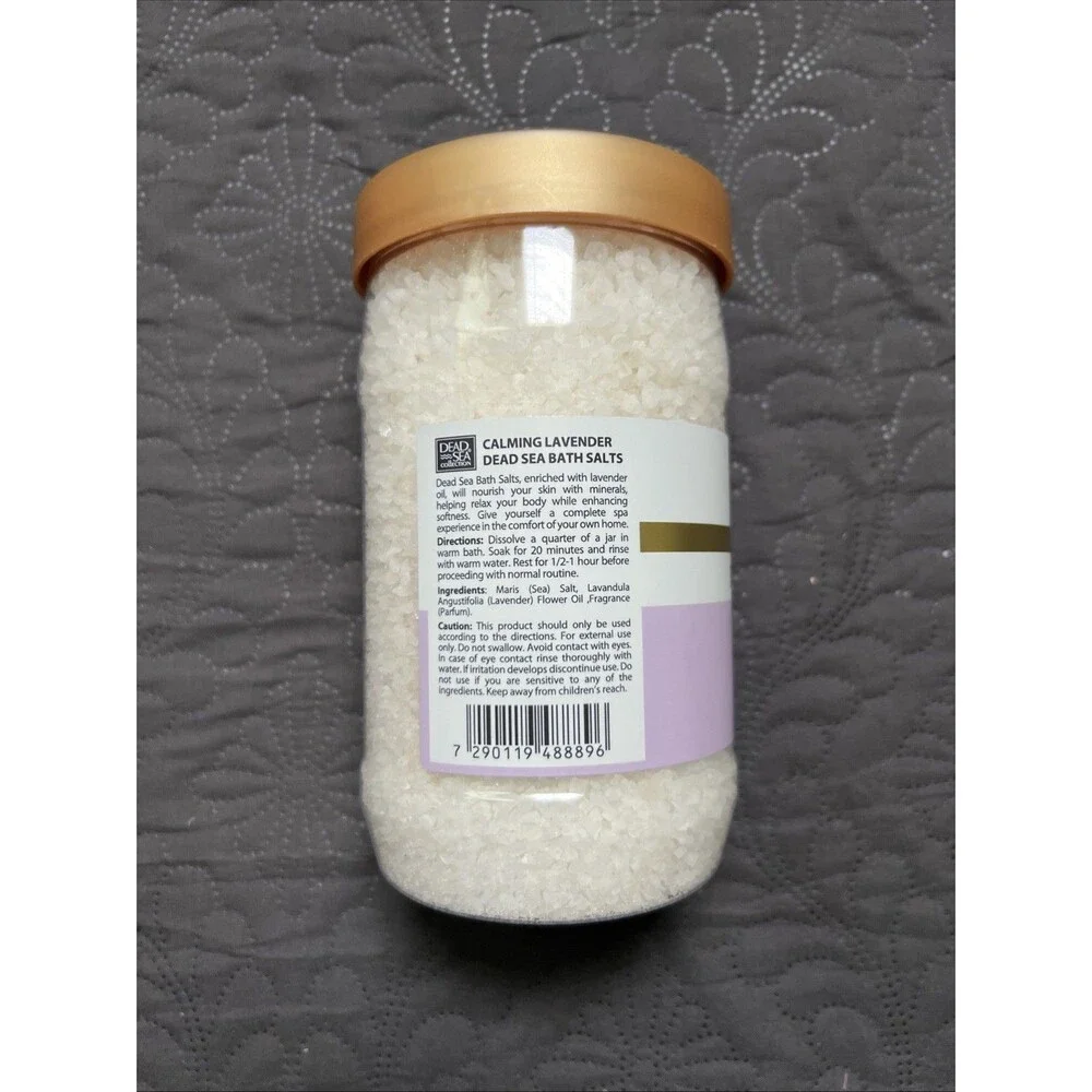 Dead Sea Collection Reviving and Calming Bath Salts Lavender 34.2 Oz Wellness